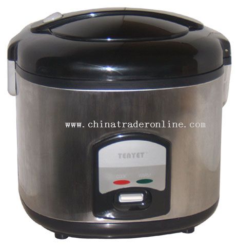 High brushed Stainless steel housing Rice Cooker from China